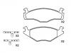 剎車(chē)片 Brake Pad Set:191 698 151 B