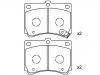 剎車(chē)片 Brake Pad Set:F1CZ-2001B