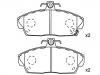 剎車片 Brake Pad Set:45022-S6D-E01