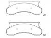 Brake Pad Set:E9TZ-2001-B