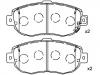 Brake Pad Set:04465-53010