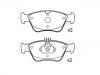 Brake Pad Set:002 420 96 20