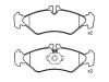 剎車片 Brake Pad Set:003 420 64 20